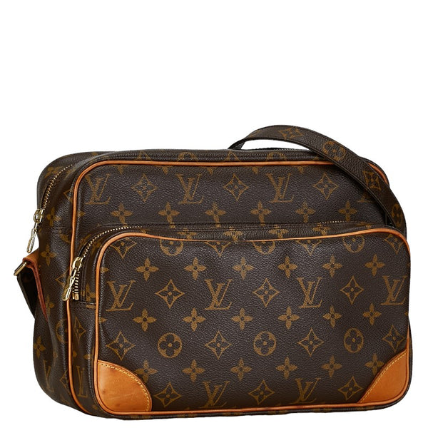 ルイ ヴィトン モノグラム ナイル ショルダーバッグ M45244 ブラウン PVC レザー レディース LOUIS VUITTON 【中古】