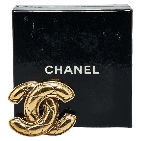 シャネル ココマーク ブローチ ゴールド メッキ レディース CHANEL 【中古】