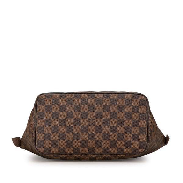 ルイ ヴィトン ダミエ サレヤPM ハンドバッグ トートバッグ N51183 ブラウン PVC レザー レディース LOUIS VUITTON 【中古】