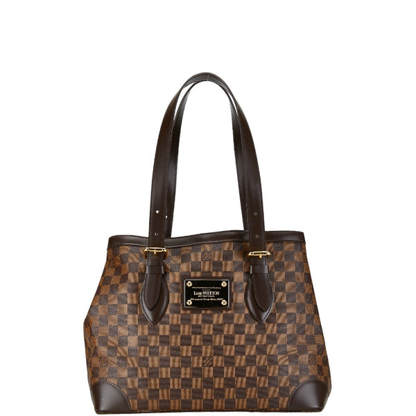 ルイ ヴィトン ダミエ ハムステッドMM ハンドバッグ ショルダーバッグ N51204 ブラウン PVC レディース LOUIS VUITTON 【中古】