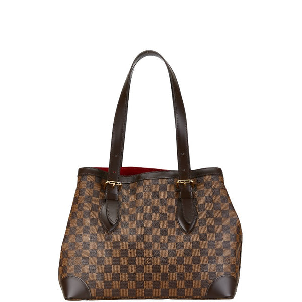 ルイ ヴィトン ダミエ ハムステッドMM ハンドバッグ ショルダーバッグ N51204 ブラウン PVC レディース LOUIS VUITTON 【中古】