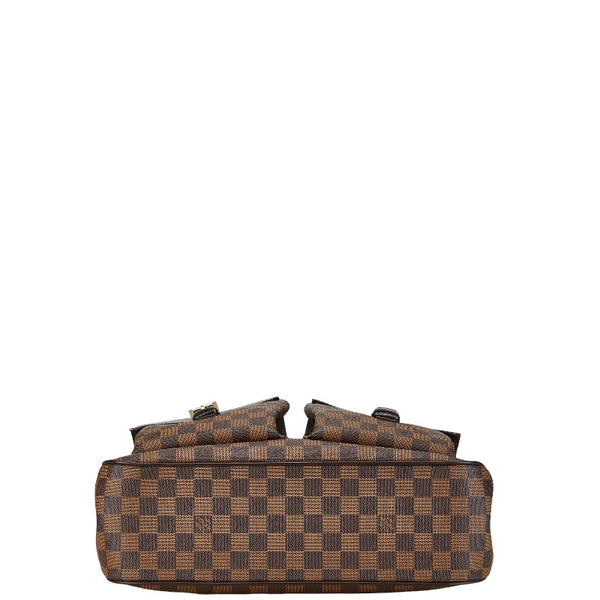 ルイ ヴィトン ダミエ ユゼス ハンドバッグ トートバッグ N51128 ブラウン PVC レザー レディース LOUIS VUITTON 【中古】