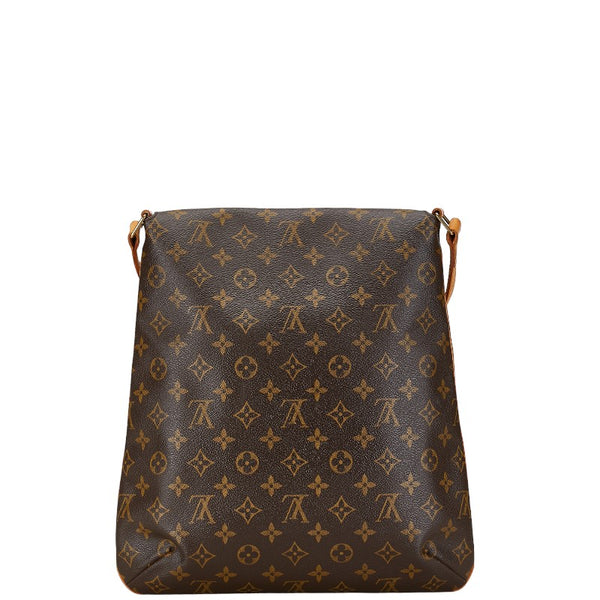 ルイ ヴィトン モノグラム ミュゼット 斜め掛け ショルダーバッグ M51256 ブラウン PVC レザー レディース LOUIS VUITTON 【中古】