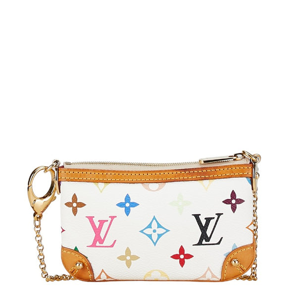 ルイ ヴィトン モノグラム マルチカラー ポシェット ミラPM ポシェット M60098 ブロン ホワイト PVC レザー レディース LOUIS VUITTON 【中古】