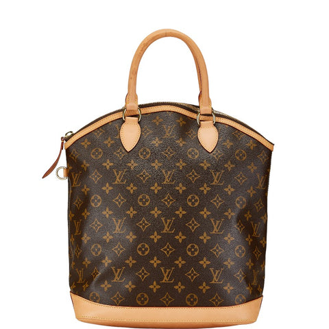 ルイ ヴィトン モノグラム ロックイット ヴェルティカル ハンドバッグ M40103 ブラウン PVC レザー レディース LOUIS VUITTON 【中古】