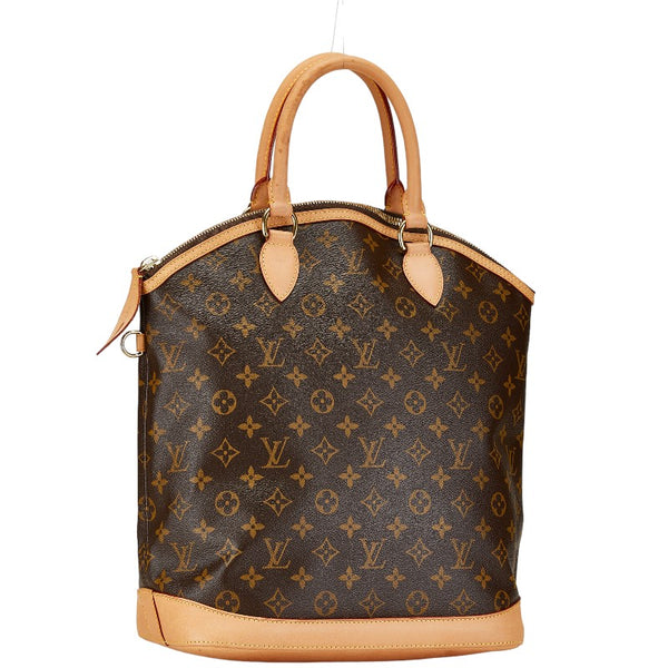 ルイ ヴィトン モノグラム ロックイット ヴェルティカル ハンドバッグ M40103 ブラウン PVC レザー レディース LOUIS VUITTON 【中古】