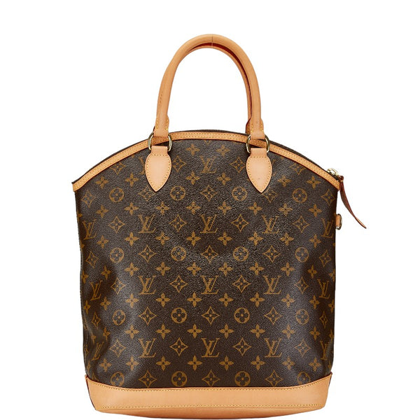 ルイ ヴィトン モノグラム ロックイット ヴェルティカル ハンドバッグ M40103 ブラウン PVC レザー レディース LOUIS VUITTON 【中古】