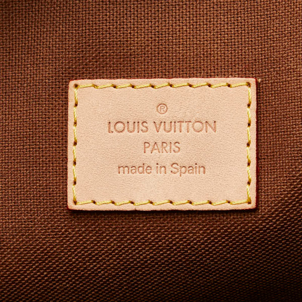 ルイ ヴィトン モノグラム ロックイット ヴェルティカル ハンドバッグ M40103 ブラウン PVC レザー レディース LOUIS VUITTON 【中古】