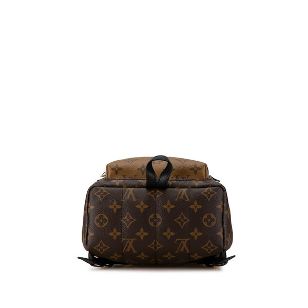 ルイ ヴィトン モノグラム リバース パームスプリングス リュック バックパック M43116 ブラウン PVC レザー レディース LOUIS VUITTON 【中古】