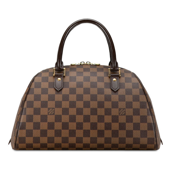 ルイ ヴィトン ダミエ リベラMM ハンドバッグ ミニボストンバッグ N41434 エベヌ ブラウン PVC レザー レディース LOUIS VUITTON 【中古】