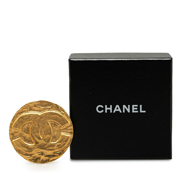 シャネル ヴィンテージ デカココマーク ブローチ ゴールド メッキ レディース CHANEL 【中古】