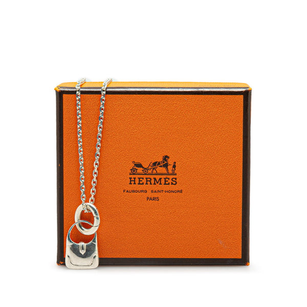 エルメス トリム ネックレス シルバー SV925 シルバー レディース HERMES 【中古】