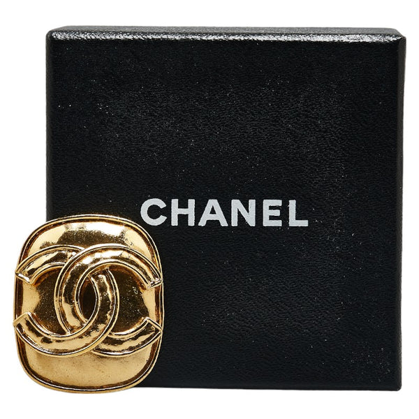 シャネル ヴィンテージ ココマーク ブローチ ゴールド メッキ レディース CHANEL 【中古】