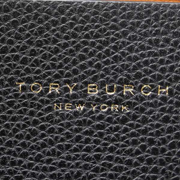 トリーバーチ ペリー トリプル-コンパートメント トートバッグ ハンドバッグ ブラック レザー レディース Tory Burch 【中古】