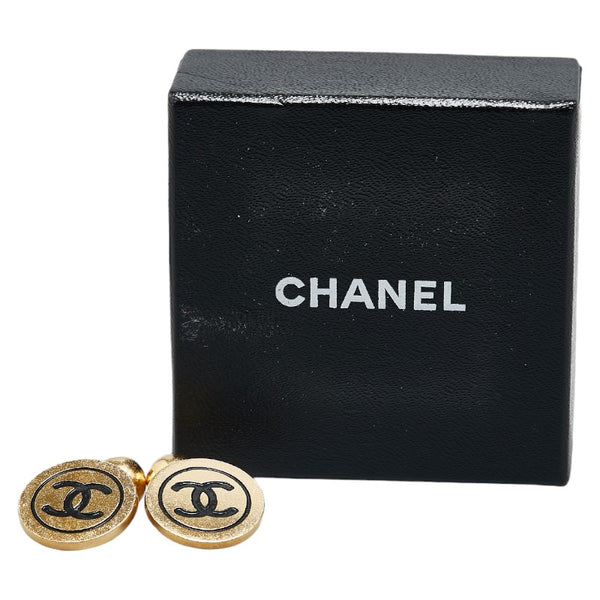 シャネル ヴィンテージ ココマーク カフス ゴールド メッキ レディース CHANEL 【中古】