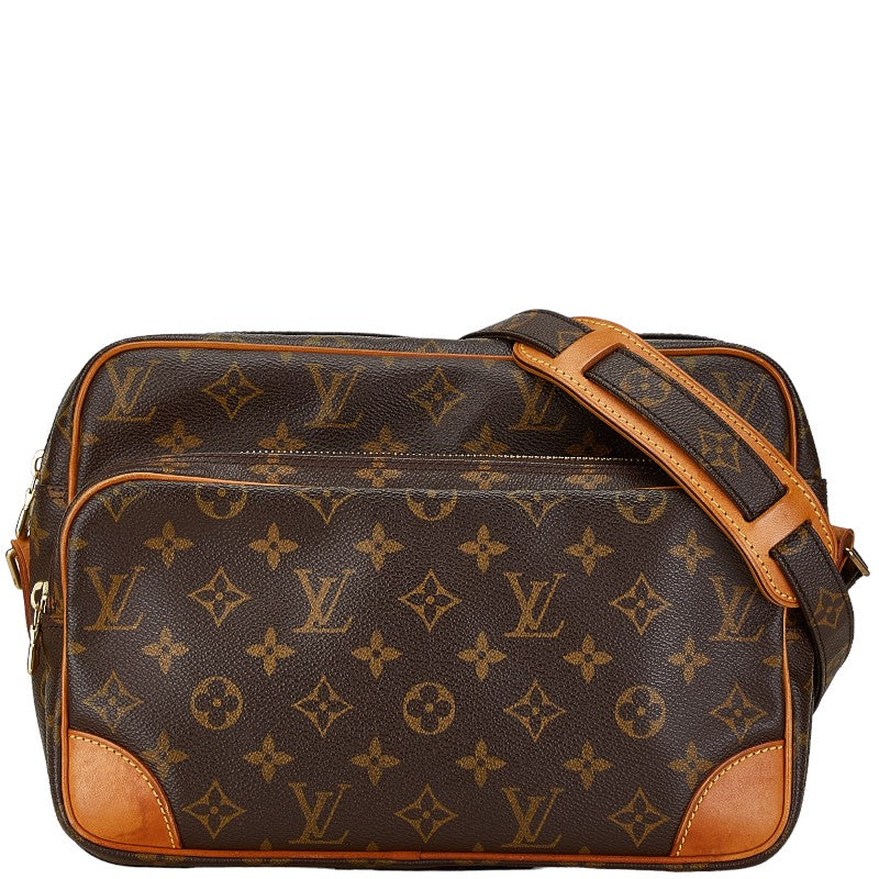 ルイ ヴィトン モノグラム ナイル 斜め掛け ショルダーバッグ M45244 ブラウン PVC レザー レディース LOUIS VUITTON 【中古】