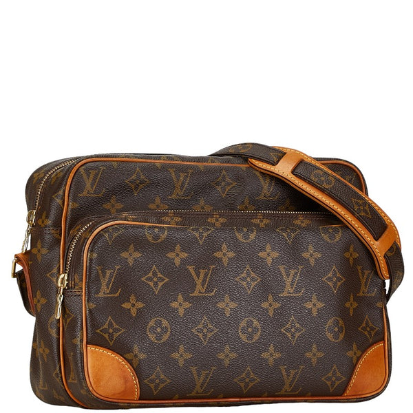 ルイ ヴィトン モノグラム ナイル 斜め掛け ショルダーバッグ M45244 ブラウン PVC レザー レディース LOUIS VUITTON 【中古】