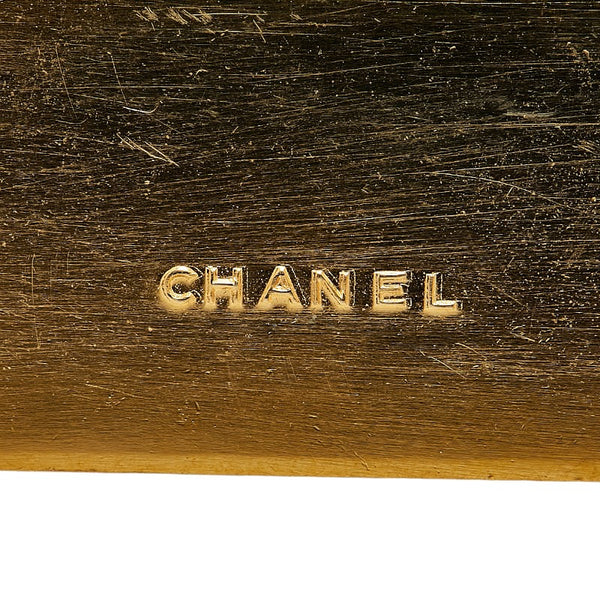 シャネル ロゴプレート ココマーク ブローチ ゴールド メッキ レディース CHANEL 【中古】