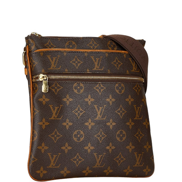 ルイ ヴィトン モノグラム ポシェット ヴァルミー ショルダーバッグ M40524  ブラウン PVC レザー レディース LOUIS VUITTON 【中古】