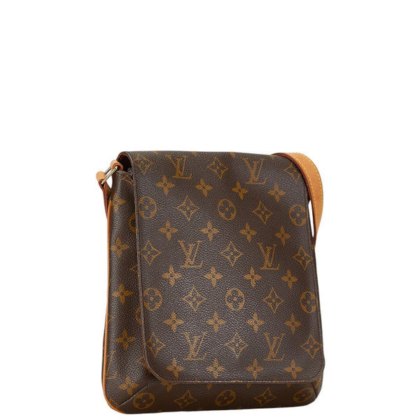 ルイ ヴィトン モノグラム ミュゼットサルサ ショート ショルダーバッグ M51258 ブラウン PVC レザー レディース LOUIS VUITTON 【中古】