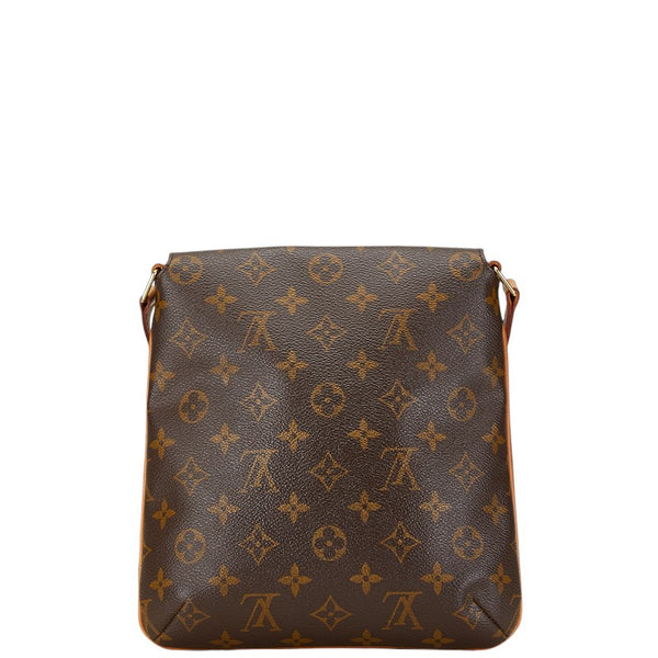 ルイ ヴィトン モノグラム ミュゼットサルサ ショート ショルダーバッグ M51258 ブラウン PVC レザー レディース LOUIS VUITTON 【中古】