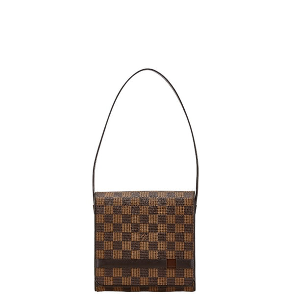 ルイ ヴィトン ダミエ トライベッカ ミニ ショルダーバッグ N51162 ブラウン PVC レザー レディース LOUIS VUITTON 【中古】