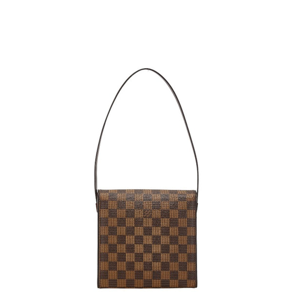 ルイ ヴィトン ダミエ トライベッカ ミニ ショルダーバッグ N51162 ブラウン PVC レザー レディース LOUIS VUITTON 【中古】