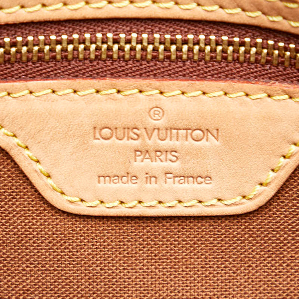 ルイ ヴィトン モノグラム ミニ ルーピング ショルダーバッグ M51147 ブラウン PVC レザー レディース LOUIS VUITTON 【中古】