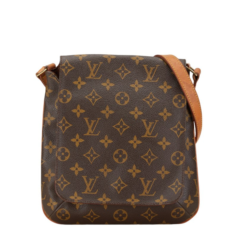 ルイ ヴィトン モノグラム ミュゼットサルサ ショート ショルダーバッグ M51258 ブラウン PVC レザー レディース LOUIS VUITTON 【中古】