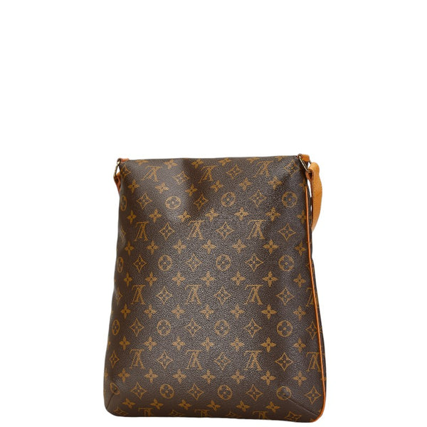 ルイ ヴィトン モノグラム ミュゼット 斜め掛け ショルダーバッグ M51256 ブラウン PVC レザー レディース LOUIS VUITTON 【中古】