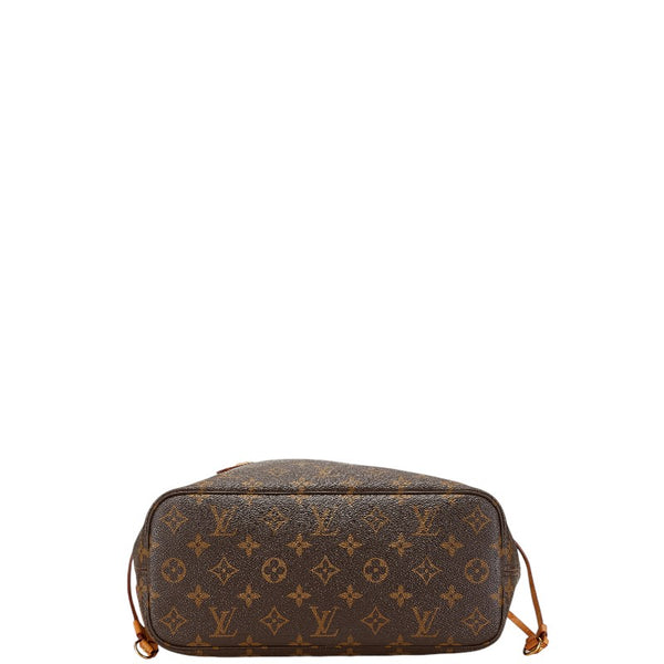 ルイ ヴィトン モノグラム ネヴァーフルPM トートバッグ ショルダーバッグ M41245 ブラウン PVC レザー レディース LOUIS VUITTON 【中古】