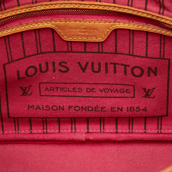 ルイ ヴィトン モノグラム ネヴァーフルPM トートバッグ ショルダーバッグ M41245 ブラウン PVC レザー レディース LOUIS VUITTON 【中古】