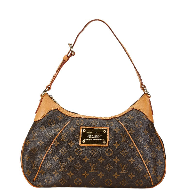 ルイ ヴィトン モノグラム テムズGM ワンショルダーバッグ ハンドバッグ M56383 ブラウン PVC レザー レディース LOUIS VUITTON 【中古】