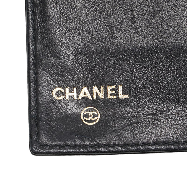 シャネル ココマーク 長財布 ブラック キャビアスキン レディース CHANEL 【中古】