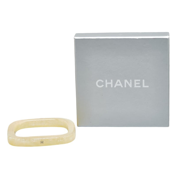 シャネル ココマーク スクエア  バングル マーブル アクリル レディース CHANEL 【中古】