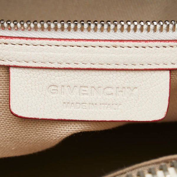 ジバンシー アンティゴナ ショルダーバッグ ホワイト レザー レディース Givenchy 【中古】