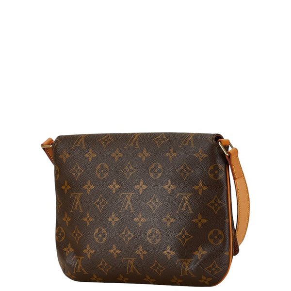 ルイ ヴィトン モノグラム ミュゼット タンゴ ショート ショルダーバッグ M51257 ブラウン PVC レザー レディース LOUIS VUITTON 【中古】