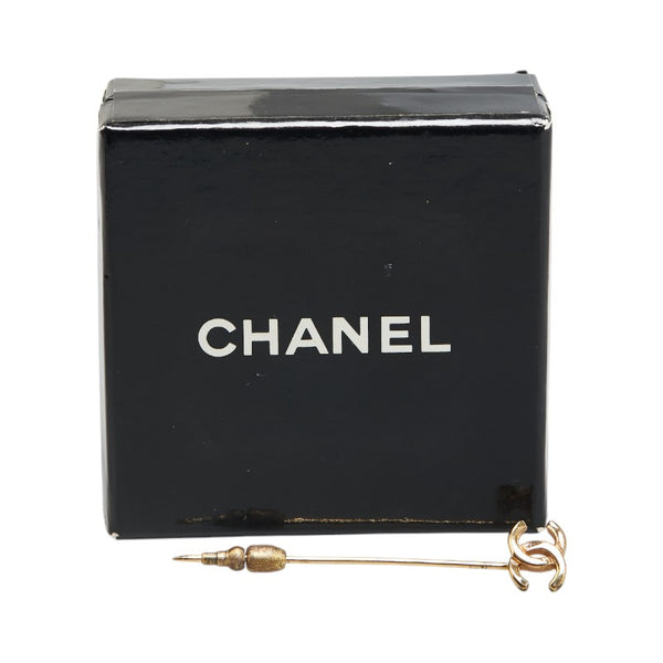 シャネル ココマーク ピン ブローチ ゴールド メッキ レディース CHANEL 【中古】