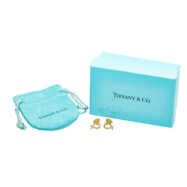 ティファニー パロマ ピカソ ラビングハート ピアス K18YG イエローゴールド レディース TIFFANY&Co. 【中古】