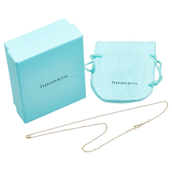 ティファニー バイザヤード ネックレス K18YG イエローゴールド レディース TIFFANY&Co. 【中古】