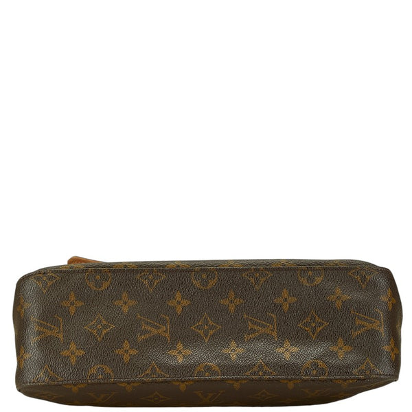 ルイ ヴィトン モノグラム ミニルーピング ショルダーバッグ ハンドバッグ M51147 ブラウン PVC レザー レディース LOUIS VUITTON 【中古】