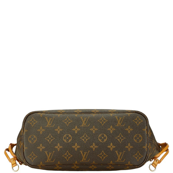 ルイ ヴィトン モノグラム ネヴァーフルPM トートバッグ ハンドバッグ M41000 ブラウン PVC レザー レディース LOUIS VUITTON 【中古】