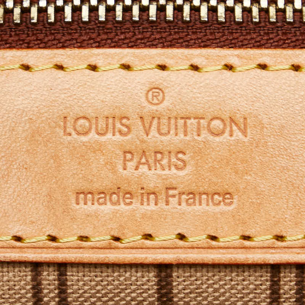 ルイ ヴィトン モノグラム ネヴァーフルPM トートバッグ ハンドバッグ M41000 ブラウン PVC レザー レディース LOUIS VUITTON 【中古】