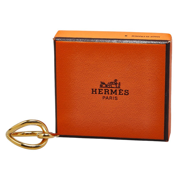 エルメス ジャンボ スカーフリング ゴールド メッキ レディース HERMES 【中古】