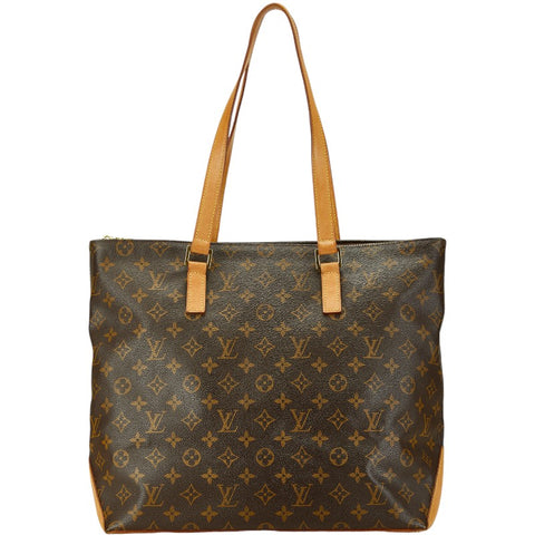 ルイ ヴィトン モノグラム カバメゾ ショルダーバッグ トートバッグ  M51151 ブラウン PVC レザー レディース LOUIS VUITTON 【中古】