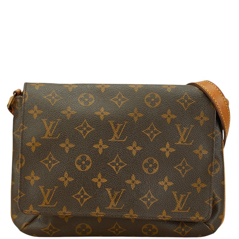 ルイ ヴィトン モノグラム ミュゼット タンゴ ショート ショルダーバッグ M51257 ブラウン PVC レザー レディース LOUIS VUITTON 【中古】