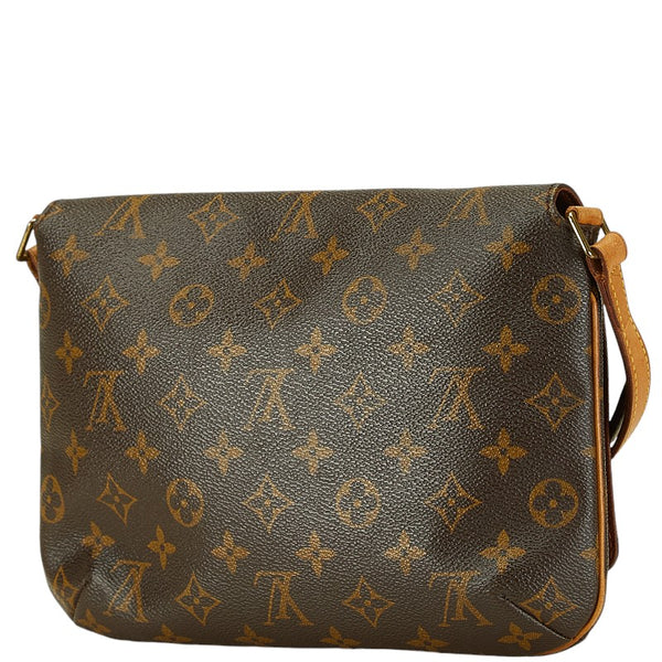 ルイ ヴィトン モノグラム ミュゼット タンゴ ショート ショルダーバッグ M51257 ブラウン PVC レザー レディース LOUIS VUITTON 【中古】