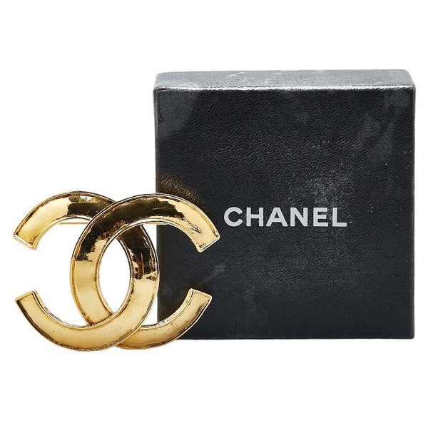 シャネル ココマーク ブローチ ゴールド メッキ レディース CHANEL 【中古】