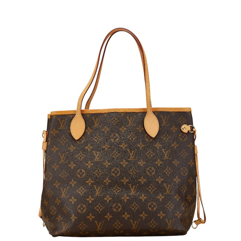 ルイ ヴィトン ダミエ ネヴァーフルMM ショルダーバッグ トートバッグ N51105 ブラウン PVC レザー レディース LOUIS VUITTON 【中古】