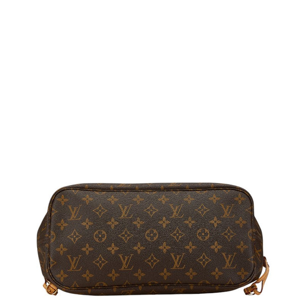 ルイ ヴィトン ダミエ ネヴァーフルMM ショルダーバッグ トートバッグ N51105 ブラウン PVC レザー レディース LOUIS VUITTON 【中古】